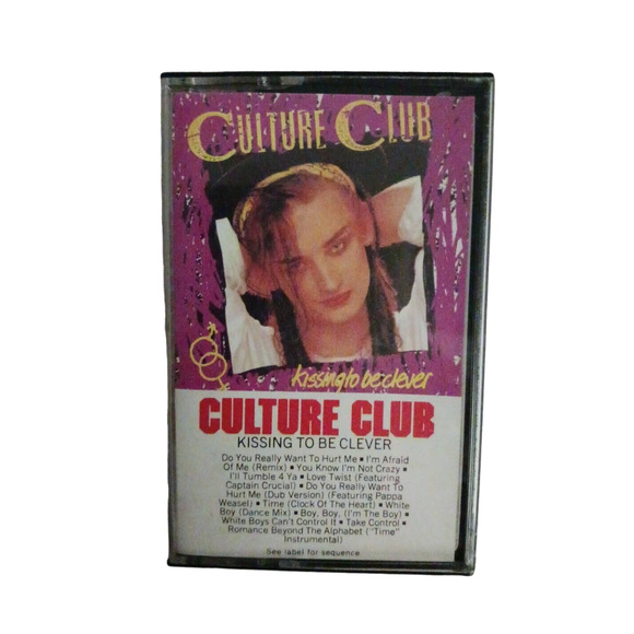 Culture Club Kissing To Be Clever Cassette Tape Virgin 1982 I’ll Tumble 4 Ya - Picture 1 of 6